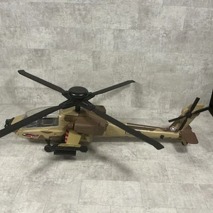 HTF 1/18 Toys R’ Us Chap Mei AH-64 Apache Longbow Helicopter Sentinel 1 Desert - Bild 1 von 14