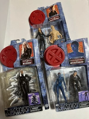 ToyBiz Marvel X-Men Película 2000 Serie 1 Figura de Acción Lote Tormenta Mística Gris Foto 1 de 4