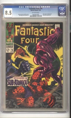 Fantastic Four 76 CGC 8.5 Silver Surfer Galactus & Psycho-Man App 1968 - Image 1 of 3