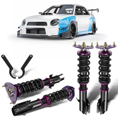 Amortiguadores Coilovers para Subaru Impreza WRX 2002-2007 Kit de resorte reductor de suspensión Foto 1 de 4