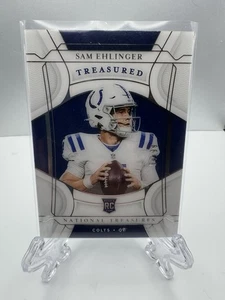 2021 Panini National Treasures - Treasured Rookies Sam Ehlinger #TRC-41 /99 (RC) - Picture 1 of 2