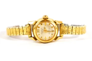 Reloj Pulsera BENRUS Automático Mujer Oro 10K Relleno 3 Estrellas Cuerda Automática - Imagen 1 de 7