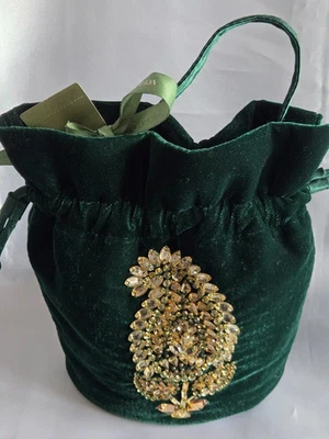 Vera Bradley Tilden cordão tiracolo, musgo marinho em veludo - Imagem 1 de 3