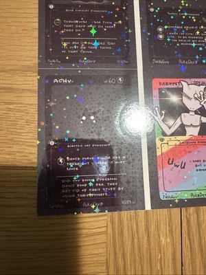 JUEGO DE HOJAS SIN CORTAR Pokederp JWillyGuy Pokemon FanArt Foto 1 de 4