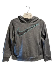 Nike Dri-Fit Therma Hoodie meliert grau Pullover - Jugend - Größe M - mit Taschen - Bild 1 von 3