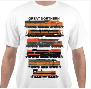 Camiseta Great Northern Locomotives Railroad de Andy Fletcher - Imagen 1 de 1