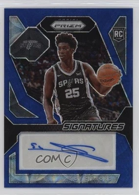 2023-24 Panini Prizm Rookie Signatures Choice Blue /49 Sidy Cissoko Auto RC - Image 1 of 2