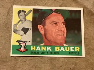 1960 Topps #262 Hank Bauer Athletics - Near Mint - Great Corners - No Creases - Picture 1 of 2