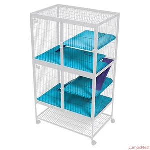 Ferret Cage Accessory Kit 2 Level Furniture for Critters - Picture 1 of 4