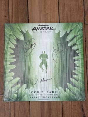 Avatar The Last Airbender Book 2 Earth Signed Vinyl Soundtrack Record SDCC 2025 - Image 1 of 4