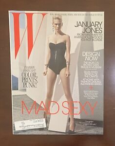 Actress & Model JANUARY JONES 5/2011 Celebrity Fashion Magazine Mad Men - X-MEN
