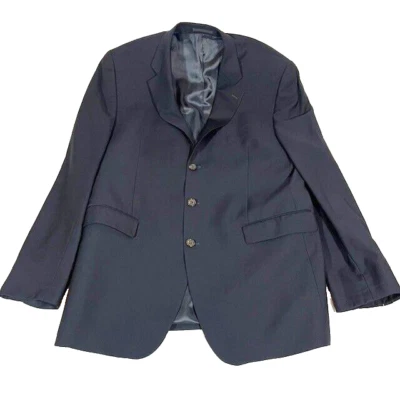 Ralph Lauren Sport Coat Men's 44XL Navy Blue Wool Classic Blazer Jacket Preppy - Image 1 of 4