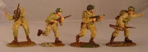 COJF-2823 - American Airborne Charging (WWII-016) - wwii - Conte - 54mm Metal - Picture 1 of 1