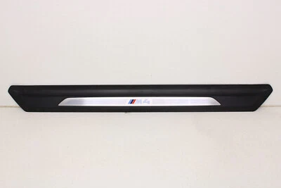 Cubierta de moldura de panel de desgaste para umbral de puerta BMW M4 F82 F83 genuina OEM 2015-2020 Foto 1 de 4