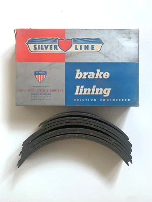 JUEGO DE REVESTIMIENTOS DE FRENOS SILVER LINE 192A 1161A CAMIÓN CHRYSLER DODGE DESOTO DODGE NUEVO DE STOCK Foto 1 de 4