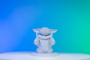 Baby Yoda Controller Stand | Gray | 4" Tall | Made To Order | Gamer Gear - Picture 1 of 7