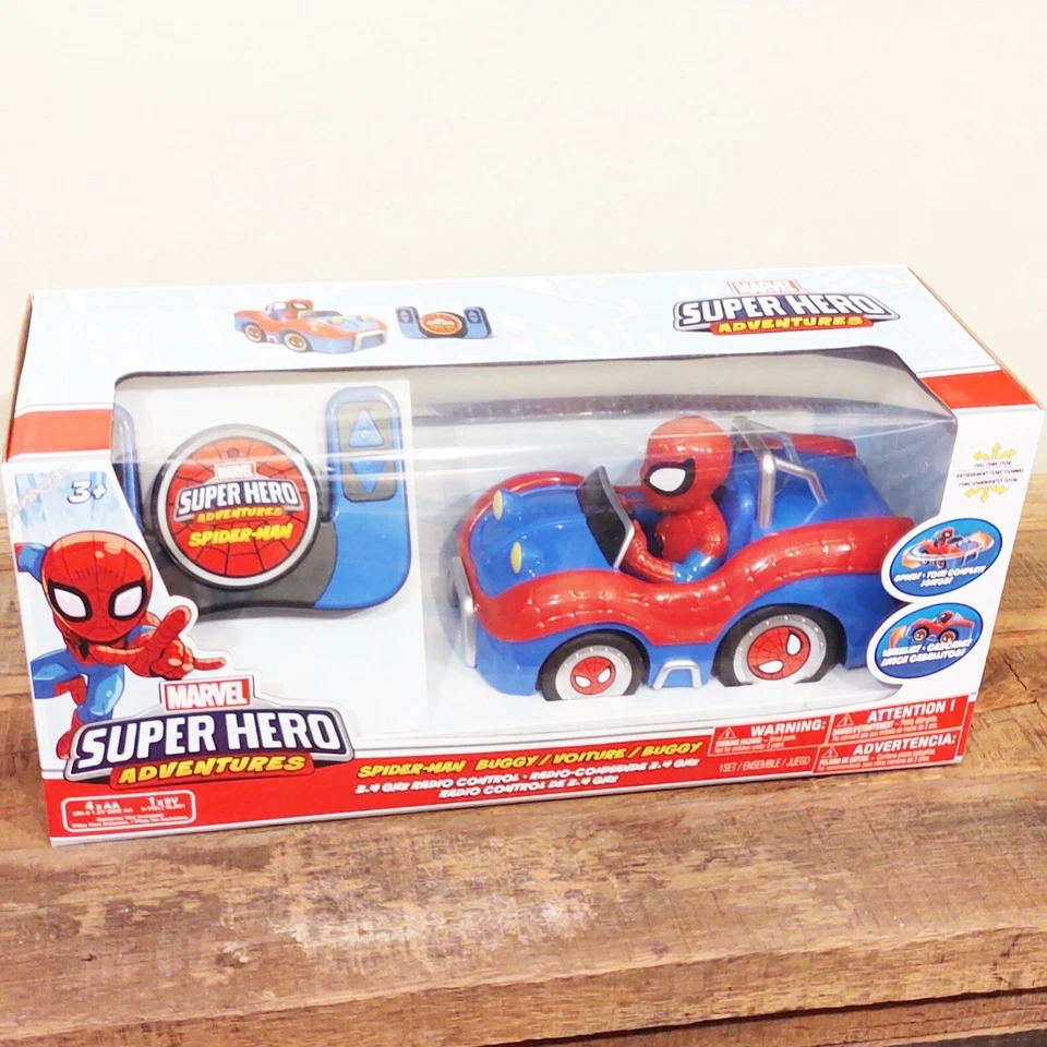 Remote Control Marvel Super Hero Adventures Spiderman Buggy Car RC  - Image 1 of 4