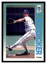 1992 Fleer #153 MIKE BODDICKER Kansas City Royals ~D6F