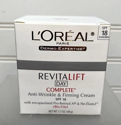 NEW L'Oreal Dermo-Expertise Revitalift DAY COMPLETE Anti-wrinkle firming  1.7 oz - Image 1 of 4