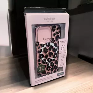 Kate Spade New York Case for Apple iPhone 14 Pro w/Magsafe in City Leopard - New - Picture 1 of 7