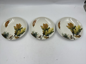 World Market Ceramic 8n Fall Leaves Side Plate Set of 3 AA01B34001
