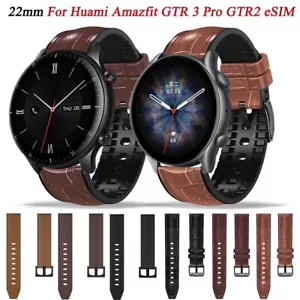 Cuero + Silicona Fr Amazfit GTR 47 mm Correa Xiaomi Pace Stratos 2 3 GTR 2e 3 Banda - Imagen 1 de 30