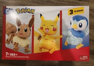 Pokémon Mega Construx Build & Show Trio, 583 pc - Picture 1 of 2