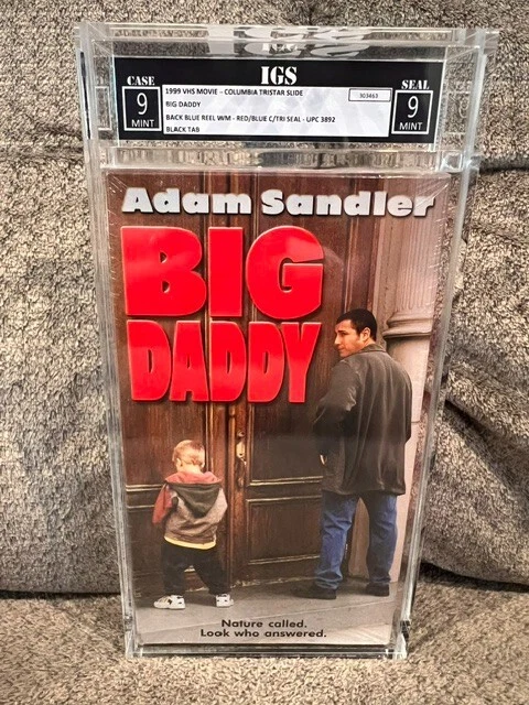 BIG DADDY VHS IGS GRADED BOX 9 MINT SEAL 9 MINT w/Watermarks Factory Sealed Foto 1 de 4