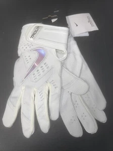 🔥NUEVO TALLA SM Nike Trout Elite Guantes de Bateo de Béisbol Blanco Iridiscente Para Hombres - Imagen 1 de 5
