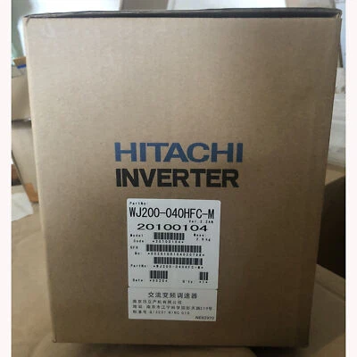 New HITACHI WJ200-040HFC-M Inverter WJ200040HFCM 4KW 380V DHL Expedited Shipping - Image 1 of 3
