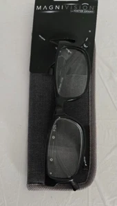 Foster Grant Magnivision Reading Glasses Brandon 50[]17-140 Black -Pick Strength - Picture 1 of 14