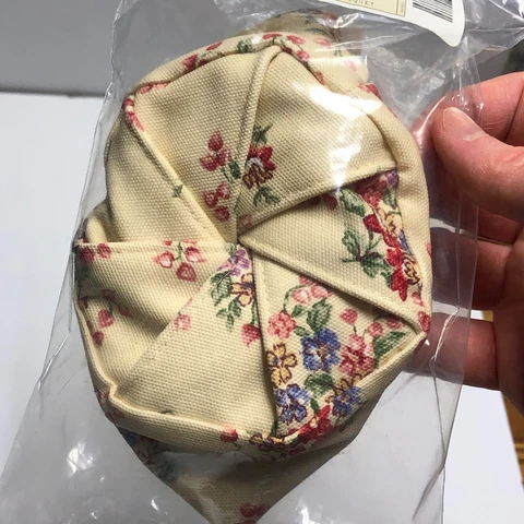 Vintage Longaberger Basket Liner Let Me Call You Sweetheart Floral Bouquet NEW Cover