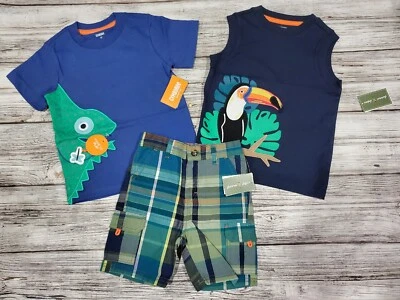 Size 7 NWT Gymboree Summer Safari 3-Piece Outfit  - Image 1 of 4