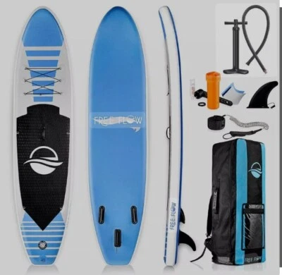 SereneLife SLSUPB125 Inflatable Stand Up Paddle-Board  w/ Accessories & Bag - Image 1 of 4