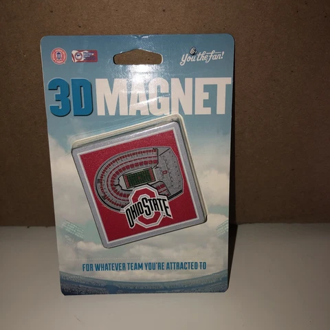 Ohio State Buckeyes 3D Stadium View Magnet New In Package Cover
