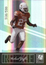2007 Donruss Elite Football Card Pick (Base)