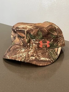Realtree Camo Womens Cadet Hat Cap Hunting UNDER ARMOUR HeatGear UA Camouflage - Picture 1 of 7