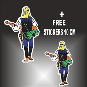 STICKER Vagabondo tramp - Adesivo Decal Auto Moto + FREE STICKER 10 CM - Imagen 1 de 1