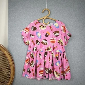 Lorraine Top Blouse Size 12 M Pink Betty Sweet Tooth - Bild 1 von 7