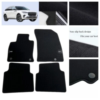 For Lincoln Corsair 2020-2024 Car Floor Mats Luxury Carpets Liners Velour Cargo - Image 1 of 4