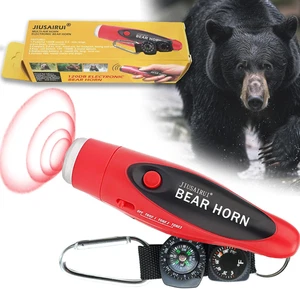 120Db Electronic Air Horn with Compass & Thermometer- Bear Horn to Scare Bears - - Picture 1 of 6