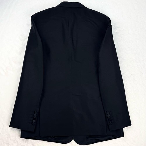 Giacca smoking Gucci Tom Ford epoca 100% seta doppiopetto risvolto a punta 50R