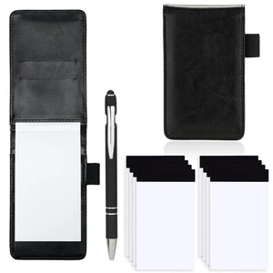 Camelmother 10 Pieces Small Notepad Holder Set Pocket Notebook 3 x 5 Inch wit... - Picture 1 of 6