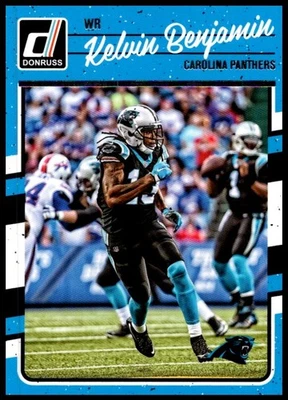 2016 Kelvin Benjamin Panini Donruss Football #42 Carolina Panthers - Image 1 of 2