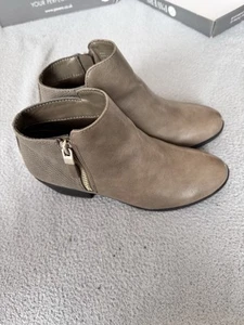ASOS Call It Spring Gunson Faux Leather Ankle Zip Boots Women's Two-Tone brown - Picture 1 of 4