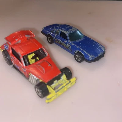 Coche original vintage 1977 (2) Hot Wheels Jaguar XJS HK y Gremlin Hong Kong 1975 Foto 1 de 4