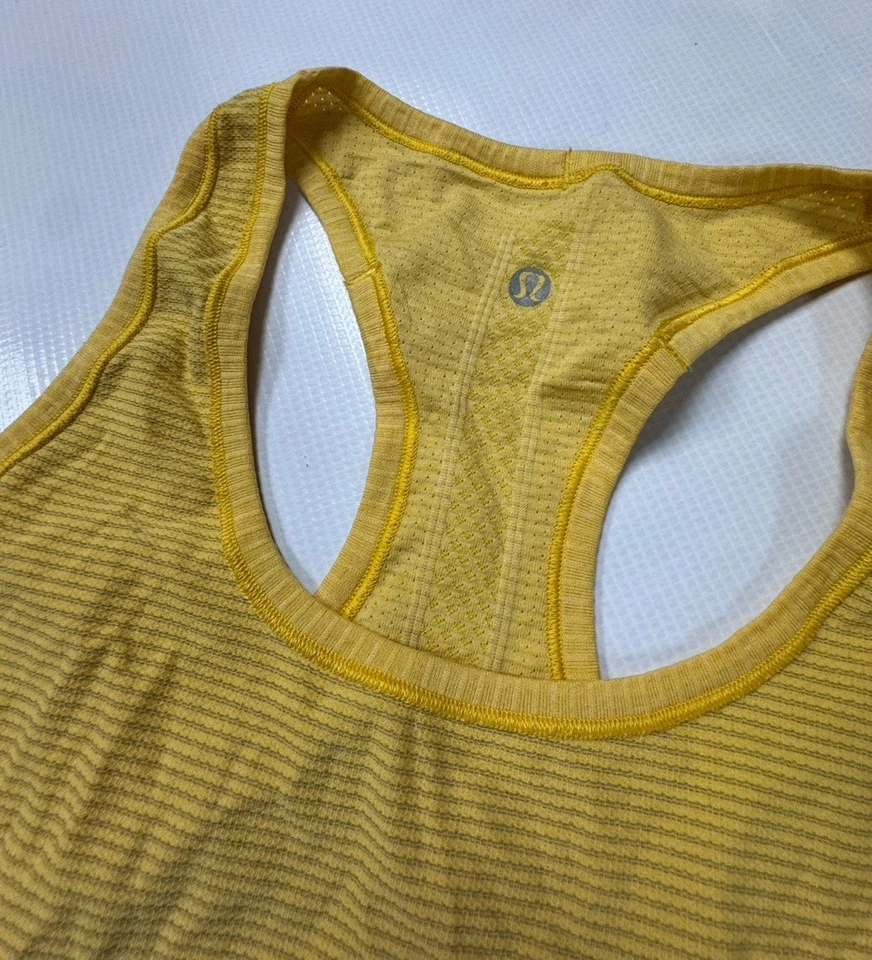 Lululemon Swiftly Tech Racerback 2.0 Sz 12 Highlight Yellow Sweat-Wicking Tank - Image 1 of 4