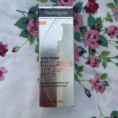 Neutrogena Rapid Firming Collagen Triple Lift Face Serum 1oz New Boxed Retired - Image 1 of 4