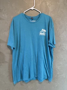 Camisa Bahama Bucks Azul Cono Sno XXL Camisa Empleada Hielo Afeitado - Imagen 1 de 3