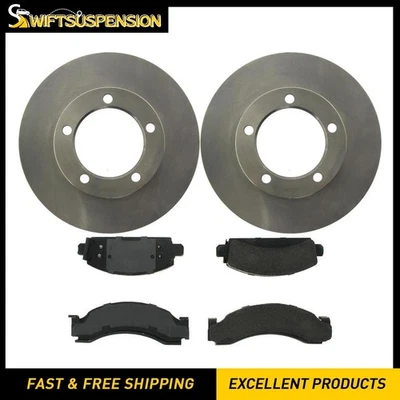 Kit de pastillas de freno delanteras y rotores de disco para Chevrolet P30 1997 1998 1999 Foto 1 de 4